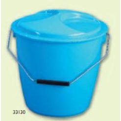 CUBO BASURA 16 L. PLASTICO AZUL