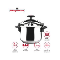 OLLA MAGEFESA BOMBADA 6 L. PRESION