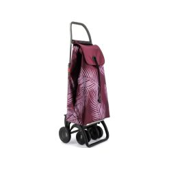 CARRO COMPRA R.GIRATORIAS COSTA RICA PLEGABLE BURDEOS ROLSER