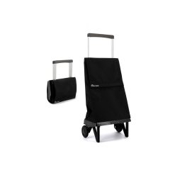 CARRO COMPRA 2 R. PLEGAMATIC NEGRO ROLSER