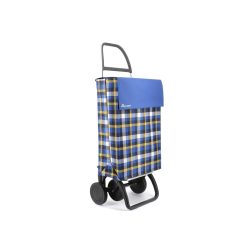 CARRO COMPRA 4 R. SCOTTISH AZUL ROLSER