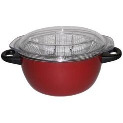 FREIDORA PRAGA 24 cm. C/CESTILLO+TAPA ANTIADHERENTE MAGEFESA