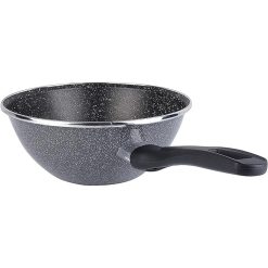WOK Inducc Inox/Esmalt 28 cm. GRANSASSO (PIEDRA)