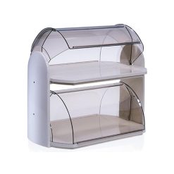 EXPOSITOR DULCES Plast. DOBLE 46x30x40cm