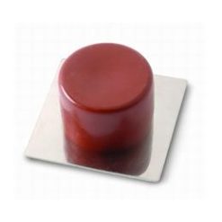 TOPE PUERTA MARRON Pequeño BASE INOX BLISTER 2 Ud.