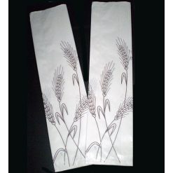 BOLSA PAPEL KRAFT 12+9x50 cm. BLANCA 1000 uds.