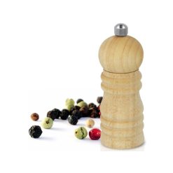 MOLINILLO PIMIENTA MADERA 10 cm. C/NATURAL METALTE