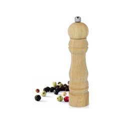 MOLINILLO PIMIENTA MADERA 17 cm. C/NATURAL METALTE