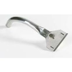 RASQUETA PLANCHA CROMO MANGO CURVO