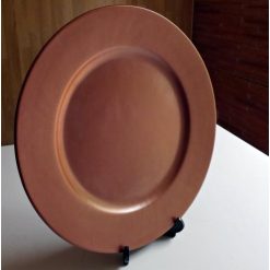 PLATO GRES REFRACTARIO 28 cm. COBRE -ANAFLOR-