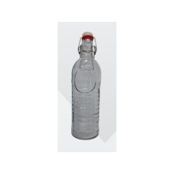 BOTELLA VIDRIO TALLADO 1 L. TAPON HERMETICO