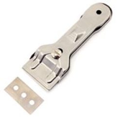 RASCADOR VIDRIO INOX CON 3 RECAMBIOS HAPPY