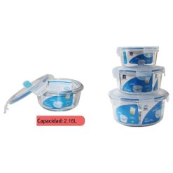 FIAMBRERA CRISTAL 2'15 L. T/Plast 4 CIERRES HAPPY