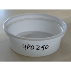 TARRINA MICRO 250 cc. C/600 Uds.BLANCA