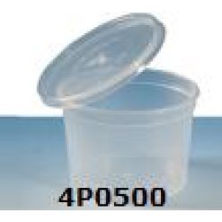 TARRINA MICRO 500 cc. C/600 Uds. TRANSLÚCIDA &