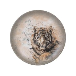 #1 PLATO SAVANNA TIGRE POSTRE ø21x2.2cm. BONNA