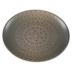 BANDEJA DAMASQUINO OVAL 31x24x2.5cm. BONNA &