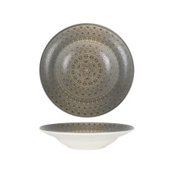 PLATO DAMASQUINO PASTA ø24x5cm. BONNA