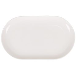 BANDEJA COUPE OVAL 30x17.5x2.8cm. FINE CHINA &