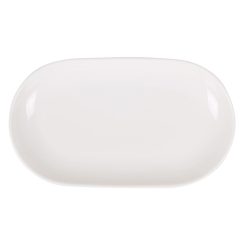 BANDEJA COUPE OVAL 24x13.5x2.8cm. FINE CHINA &