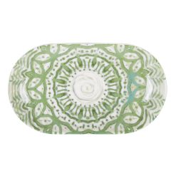 BANDEJA YUPANA OVAL 19x11x2.5cm. FINE CHINA &