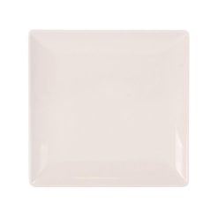 PLATO MING III BLANCO POSTRE 20.5x20.5x2cm. FINE CHINA