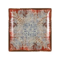 PLATO MING III CHARRO POSTRE 20.5x20.5x2cm. FINE CHINA &