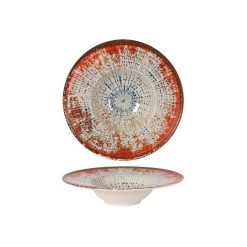 PLATO INFINITY PASTA CHARRO ø27.5x6.5cm. FINE CHINA