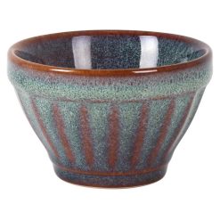 BOWL SERTON ESTRIAS PURPURA 9x6cm 15cl. FINE CHINA