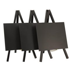 SET 3 MINI-CABALLETES MESA C/PIZARRA SECURIT