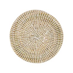 SALVAMANTEL MIMBRE ø30cm.