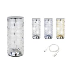 LAMPARA HARITZ C/BATERIA RECARG.  ø9x21cm. &