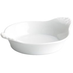 PLATO HUEVOS C/ASAS 15x11 cm. PORCELANA