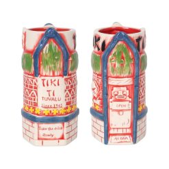 #24 TIKI TUVALU ø8x17cm/ 57 cl. PORCELANA