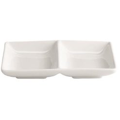 BANDEJA MING Rect. 16x12. DOBLE COMPRT.