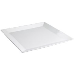 PLATO MING CUADRADO 35x35x3 cm. PORCELANA &