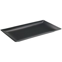 BANDEJA MING II 30x15x2 cm. NEGRA STONEWARE