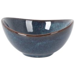 BOWL AZACAN AZUL OVAL 12x10.5x5.5cm16cl. PORCELANA