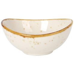 BOWL AZACAN BEIGE OVAL 10x9x4.5cm10cl. PORCELANA &