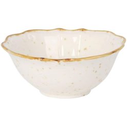 BOWL TIP BEIGE ø13x5.5cm 30cl. PORCELANA