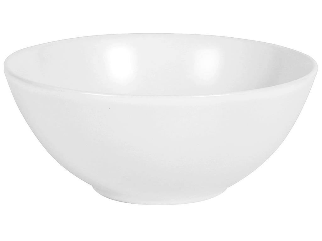 BOWL INFINITY 16'5ºx7 cm. BLANCO STONEWARE