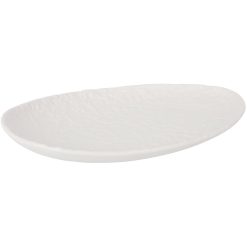 #12 BANDEJA OVAL LAURISILVA 41x23.5x4.7cm. PORCELANA