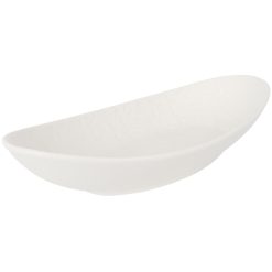#24 BANDEJA OVAL LAURISILVA 32.5x12.5x5.5cm. PORCELANA