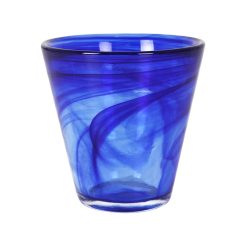 VASO SIRTAKY COBALTO 28cl ø9.5x10cm. VIDRIO &