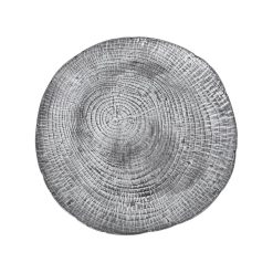 #-24-PLATO LEÑO POSTRE ø21.5x2.5cm. PORCELANA