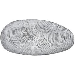 #-16-BANDEJA LEÑO Rectg. 36x17.5x2.5cm. PORCELANA
