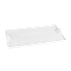 BANDEJA CASUAL 30x18x3 cm. PORCELANA  &