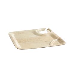 PLATO BAMBU CUADRADO PEKIN 22'5x22'5x1'5 cm. &