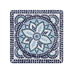 PLATO MAYOLICA PAN 16x16x2 cm. STONEWARE