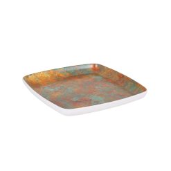 PLATO MELAMINA GOJI 21,5x21,5x2,2 cm. &